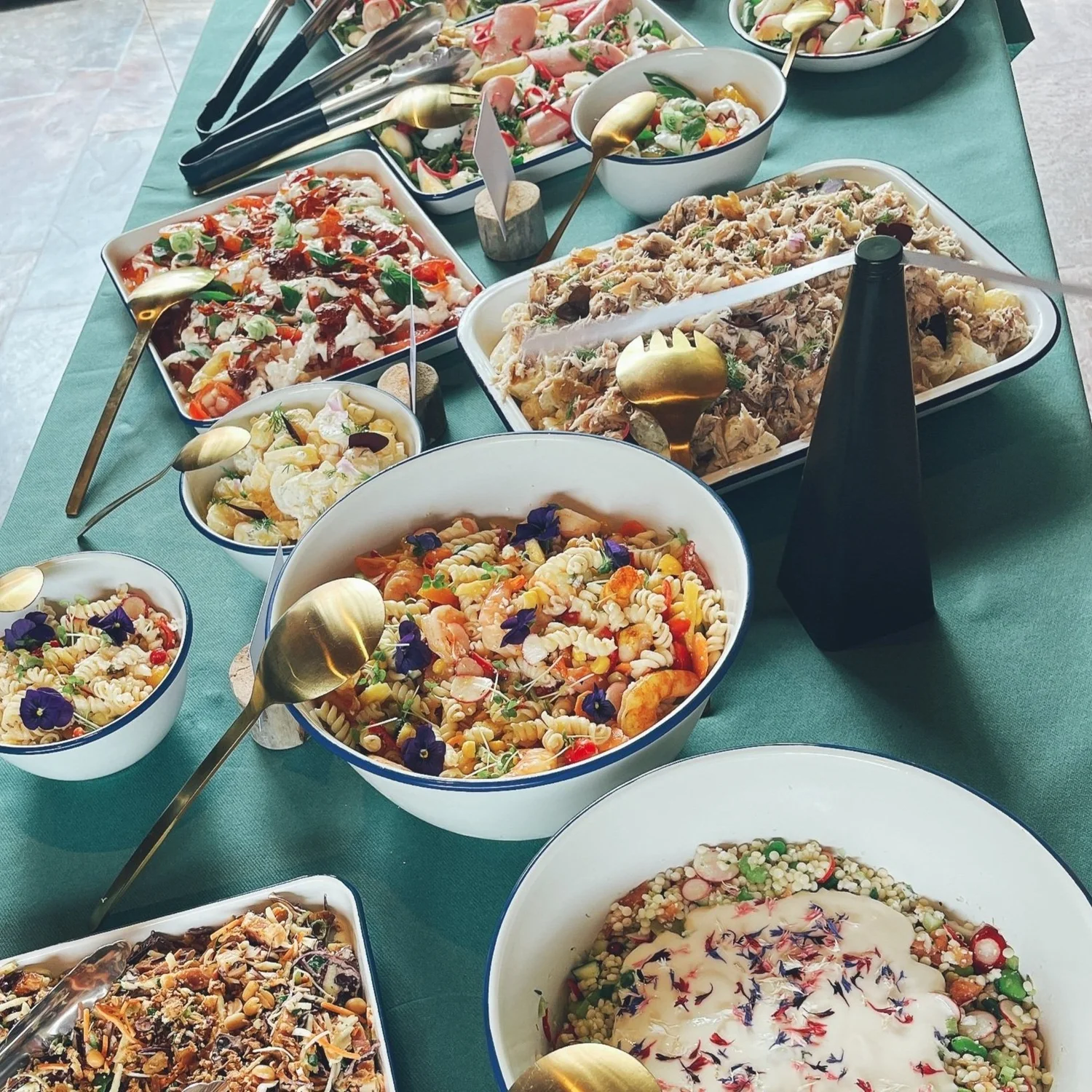Een rijkelijke selectie gerechten van koken.eten